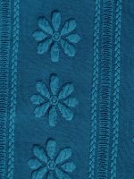 Blue Jacquard V Cut Bikini bottom - Image 7