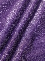 Purple Lurex V Cut Full Coverage Bikini Bottom - Image 9