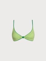 Green Reversible Knot X Cross Bikini Top - Image 8