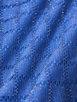 Blue Mesh Halter Triangle Bikini Top - Image 8
