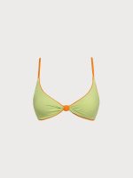 Orange Reversible X Cross Bikini Top - Image 6
