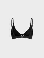 Black Ribbed Knot Bikini Top - Image 6