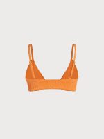 Orange Textured O-Ring Bikini Top - Image 9