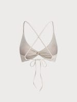 Off White Twist Backless Bikini Top - Image 9