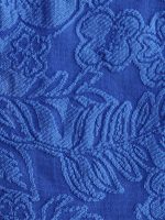 Blue Floral Textured Underwire Bikini Top - Image 8