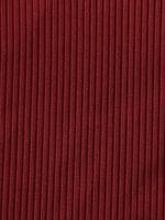 Wine Red Twist Backless Bikini Top - Image 8