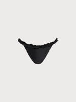 Black Ruffled Bikini Bottom - Image 8