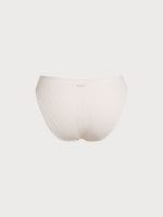 Off White Full Coverage Bikini Bottom - Image 8