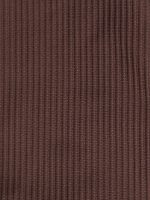 Dark Coffee Ribbed High Cut Bikini Bottom - Image 8