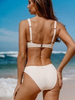 Off White Underwire Bikini Top - Image 2