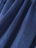 Blue Ruched Bikini Bottom - Image 7