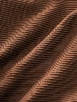 Brown Contrast Trim V-Cut Bikini Bottom - Image 9