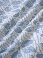 Light Blue Textured Floral Tie Bikini Bottom - Image 12