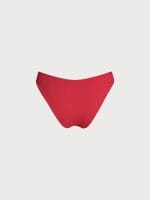Red-Pink Reversible Bikini Bottom - Image 8