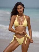 Yellow Tie O-Ring Bikini Bottom - Image 4