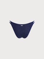 Blue Cutout Bikini Bottom - Image 7