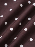 Brown Print Polka Dot Bikini Bottom - Image 8