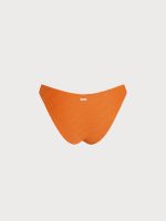 Orange Textured O-Ring Bikini Bottom - Image 8