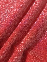 Red Lurex Tie Side Bikini Bottom - Image 7