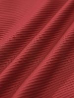 Red Contrast High-Waist Plus Size Bikini Bottom - Image 9