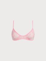 Pink Textured Scoop Bikini Top - Image 7