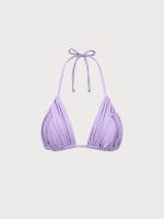 Purple Ruched Bikini Top - Image 8