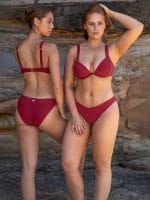 Wine Red Underwire Bikini Top - Image 6