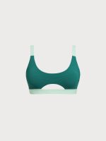 Green Contrast Trim Bikini Top - Image 6