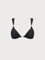 Black Gold-Accented Bikini Top - Image 9