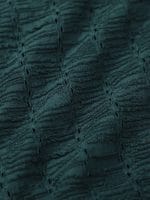 Dark Green Textured Halter Bikini Top - Image 11