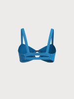 Blue Cutout O-Ring Bikini Top - Image 7