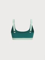 Green Contrast Trim Bikini Top - Image 7
