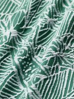 Green Textured V Neck Bikini Top - Image 9