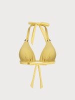 Yellow Tie O-Ring Bikini Top - Image 8