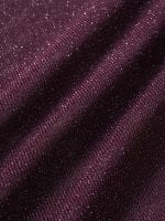 Dark Coffee Sparkle O-Ring Wrap Cover-Up Skirt - Image 9