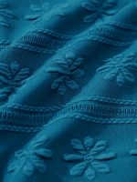 Blue Jacquard Cover-Up Skirt - Image 7
