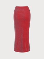 Red Lurex Plus Size Cover-up - Image 6