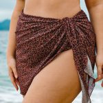Leopard Print Plus Size Cover-up