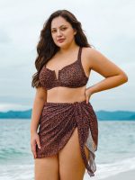 Leopard Print Plus Size Cover-up - Image 4