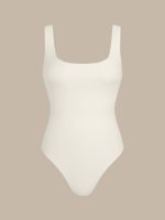 ECONYL® White No Padding Petal-Back One-Piece Swimsuit - Image 7