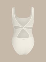 ECONYL® White No Padding Petal-Back One-Piece Swimsuit - Image 6