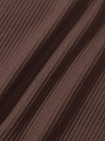 Coffee Cross Back Tummy Control One Piece swimsuit - Image 8