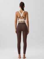 Coffee Natural Waisted Leggings 25" - Image 5