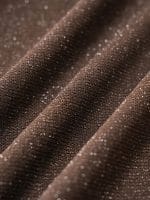 Dark Coffee Shimmer Cover Up Skirt - Image 8