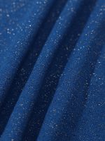 Blue Lurex Cutout One Piece Swimwear - Image 8