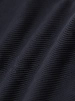 Black Contrast Gleam Plus Size One-Piece Swimsuit - Image 7