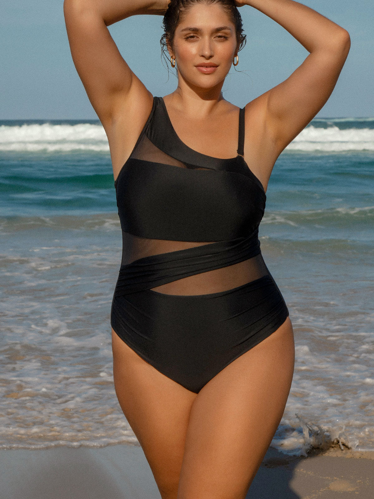 women-knitted-nylon-one-pieces-swimwear-sustainable-plus_size_one-pieces-jyqepl Wide Strap Plus Size One-Piece Swimsuit - Image 1