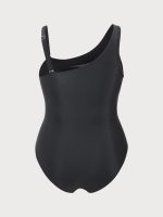 Wide Strap Plus Size One-Piece Swimsuit - Image 6