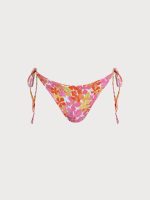 Floral Print Tie Bikini Bottom - Image 6