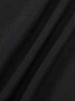 Black Contrast Square Neck Dress--Light Support - Image 8